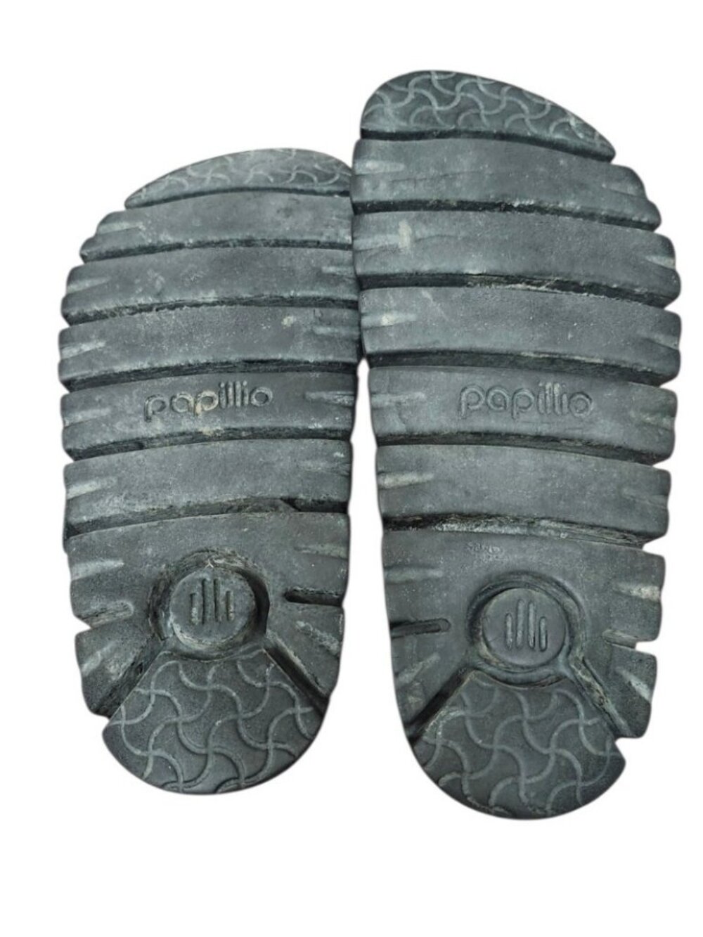Papillio Birkenstock Arizona Exquisite Leather Chunky Platform Sandals Black L 9 - Picture 14 of 16